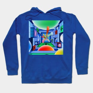 dynamic abstract 3d Hoodie